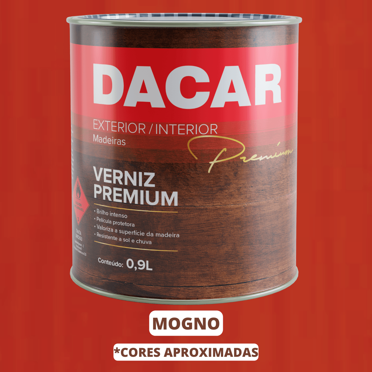Verniz Tingidor Mogno Dacar - Big Cores Tintas